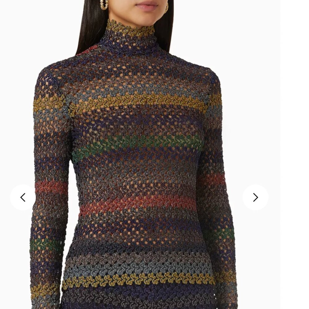 Missoni Crochet Turtleneck